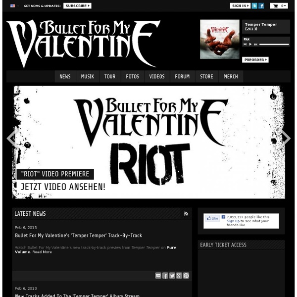 The Official Bullet For My Valentine Site