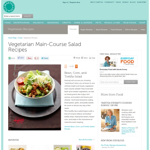 Vegetarian Main-Course Salad Recipes - Martha Stewart Food