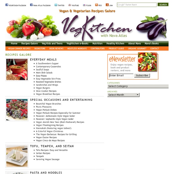 Vegetarian and Vegan Recipes Galore