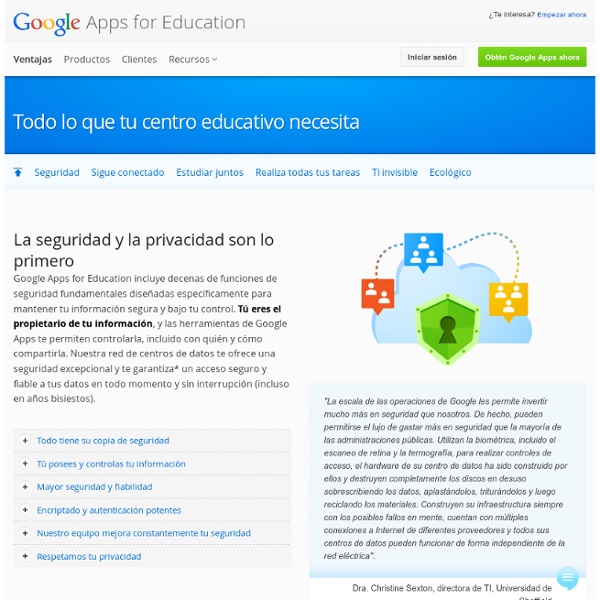 Ventajas – Google Apps for Education