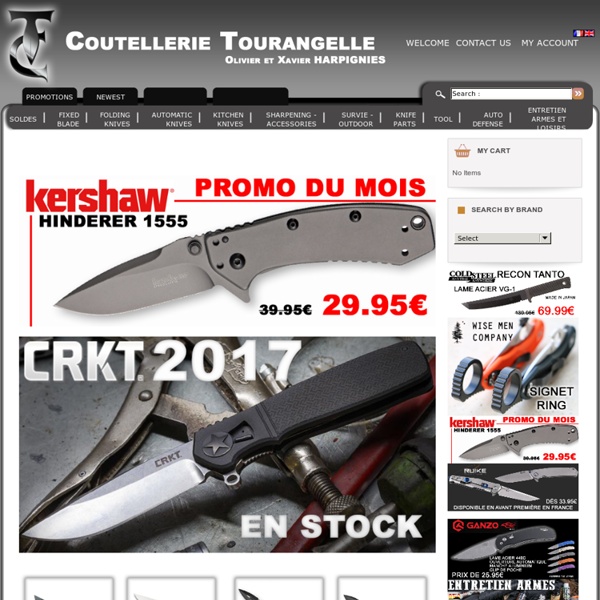 Vente de Couteaux en ligne : Coutellerie-tourangelle.com