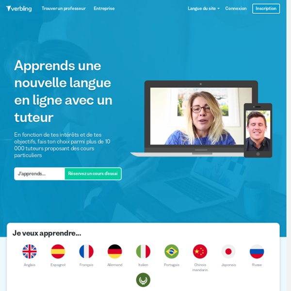Verbling (cours de langue en ligne)