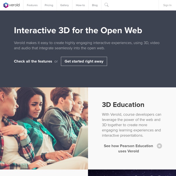 Interactive 3D for the Open Web