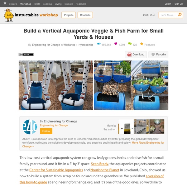 DIY Vertical Aquaponic Farm For Small Yards & Areas
