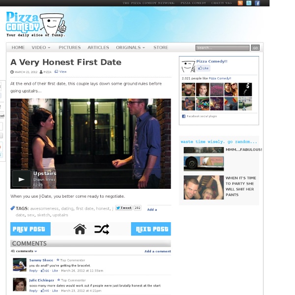 A Very Honest First Date - Pizza Comedy