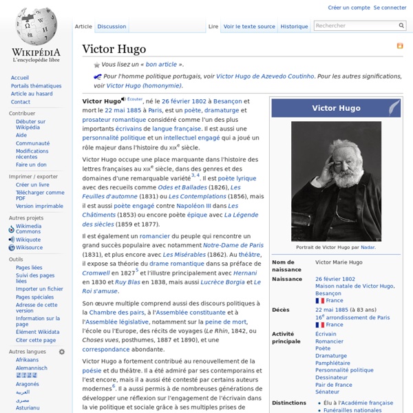 Victor Hugo wikipedia