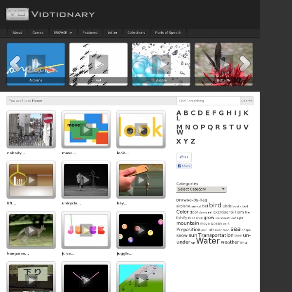 Video Dictionary: Vidtionary