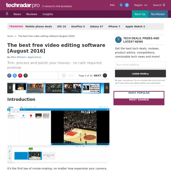 Best free video editing software: 9 top programs you should download