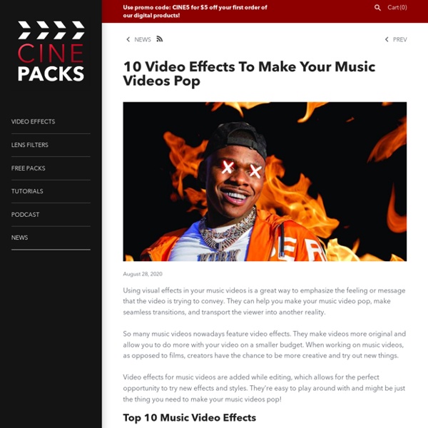 10 Video Effects To Make Your Music Videos Pop – CinePacks
