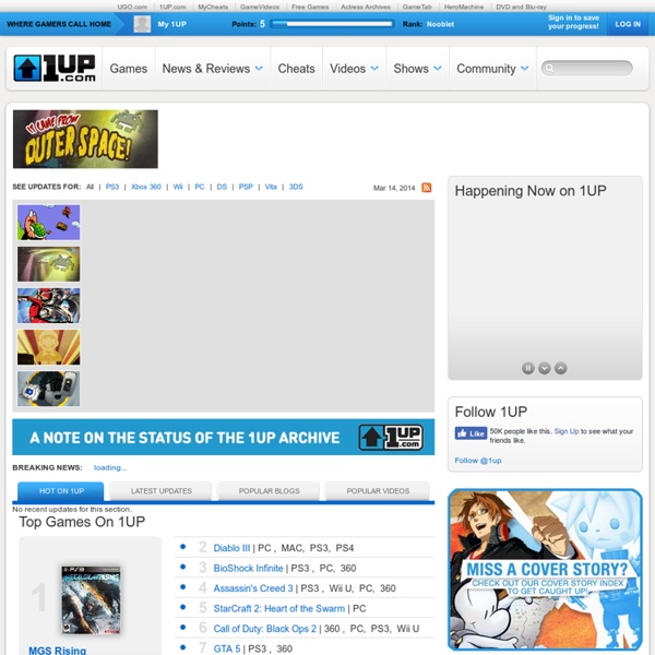 1UP.com: Video Game Reviews, Cheats, and More