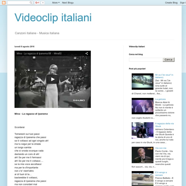 Videoclip italiani