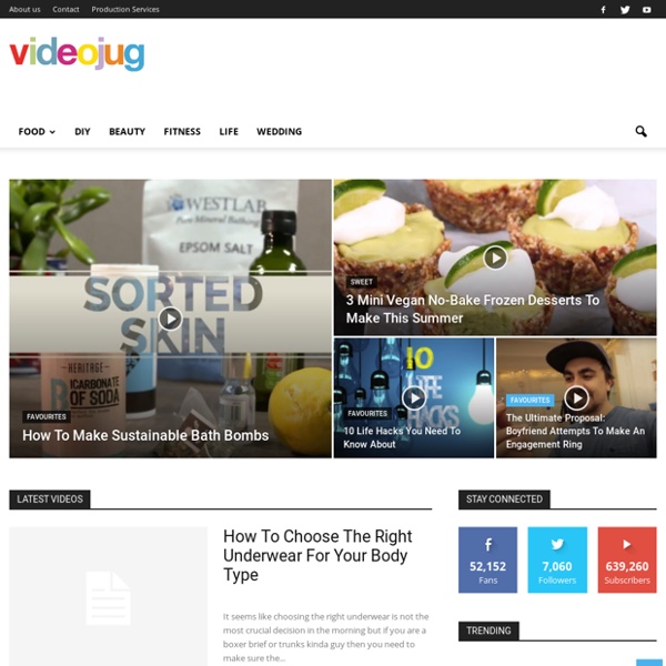 Videojug - Get Good At Life. The world’s best how to videos plus free expert advice and tutorials.