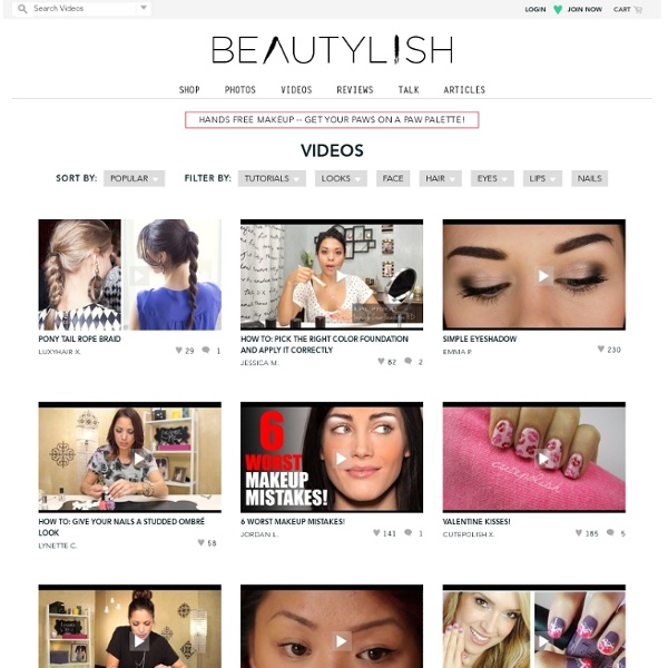 Browse Beauty Videos