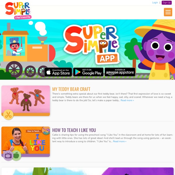 Kids songs, ABCs, videos, & free flashcards from Super Simple Learning