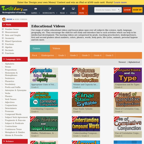 Free Online Educational Videos For Kids