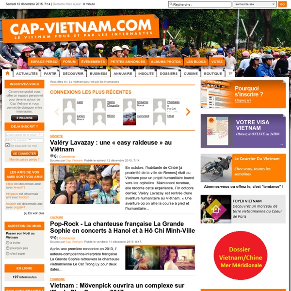 Le vietnam pour et par les internautes