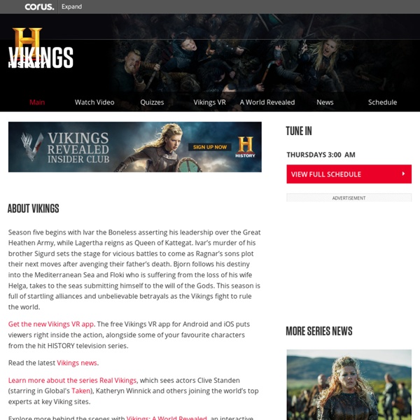 Secrets of the Vikings: The Saga of Ragnar Lothbrok Video - Vikings