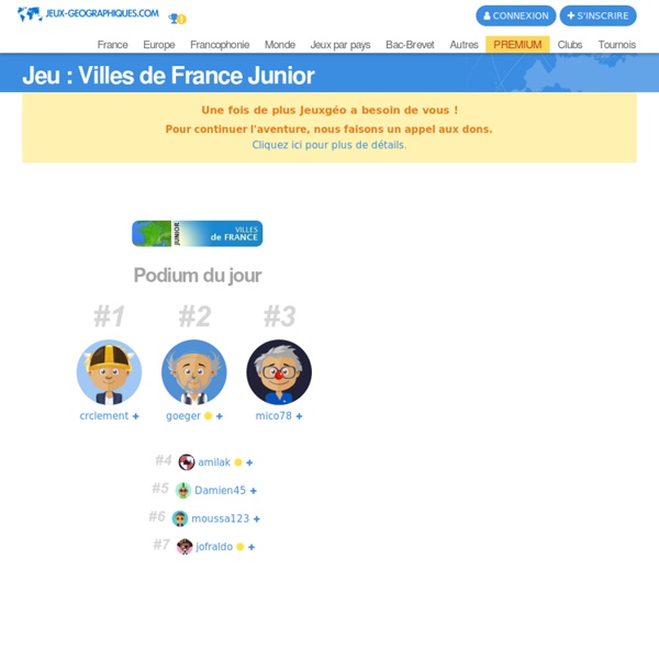 Placer les villes de FRANCE Pearltrees