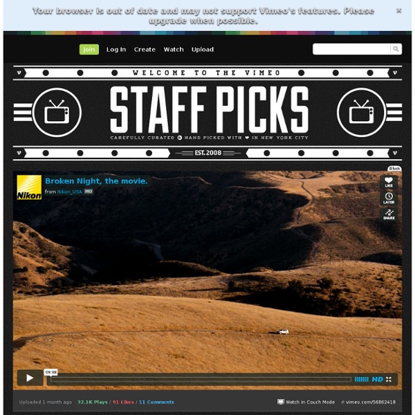 Vimeo Staff Picks Pearltrees