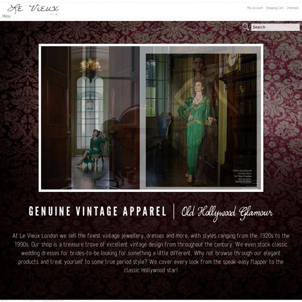 True Vintage Style Clothing Online UK - Classic Wedding Dresses - Le Vieux London
