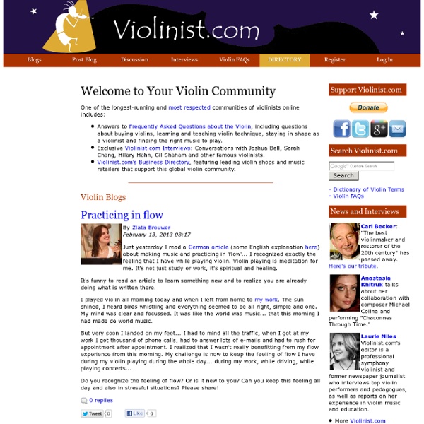 Violinist.com: The Violin Community