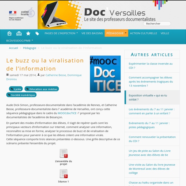 Le buzz ou la viralisation de l'information - Documentation