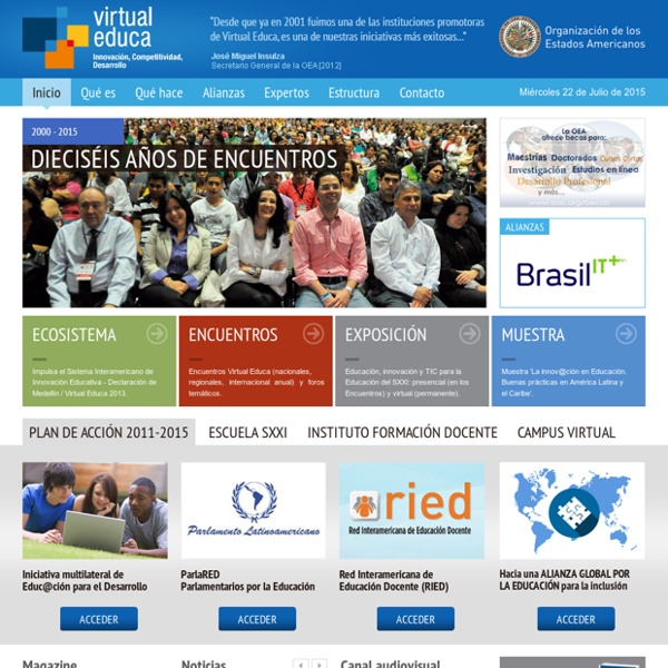 Virtual Educa - Programa OEA - SEGIB