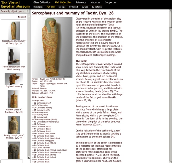 Virtual Egyptian Museum - The Full Collection