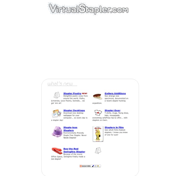 VirtualStapler.com : Revolutionary Online Stapler Simulation