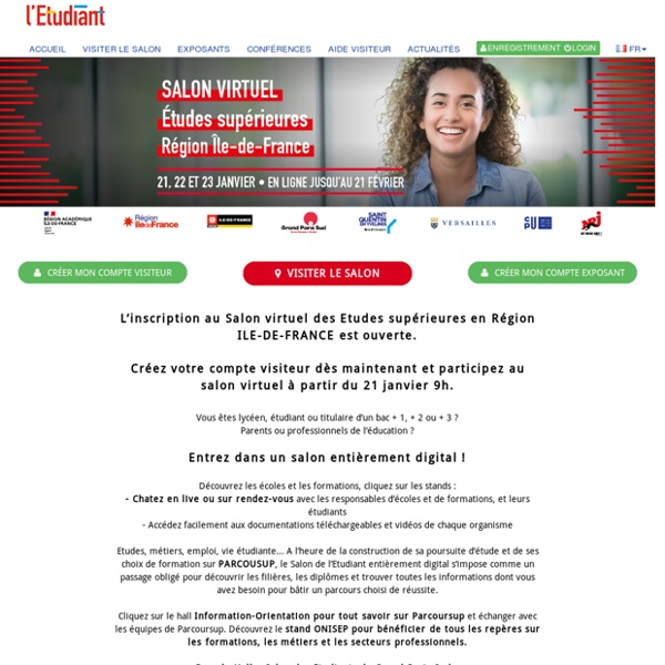 Salon virtuel des études supérieures - Région Ile-de-France