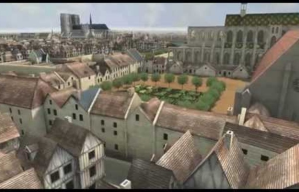 Visite virtuelle du Collège des Bernardins au XIIIe siècle