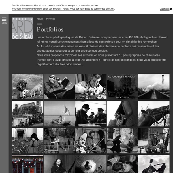  Galeries virtuelles des photographies de Doisneau