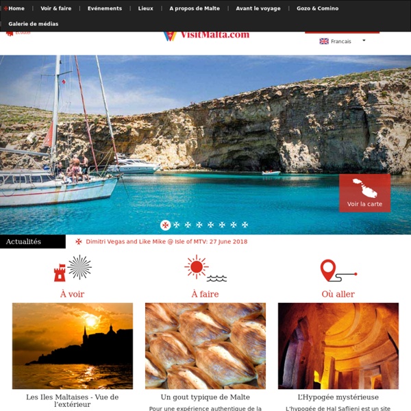 Visitmalta - The Official Malta Tourism Website. Information on Malta, Gozo, Comino