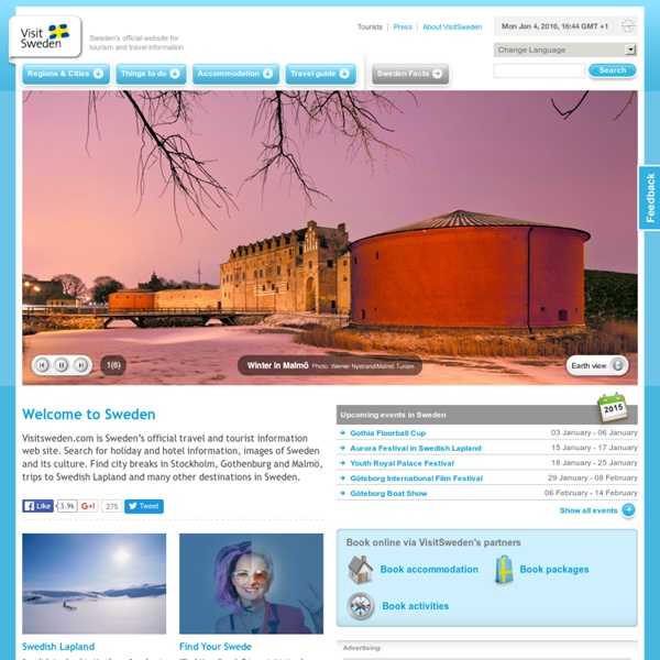 VisitSweden - The official travel guide to your holiday in Sweden