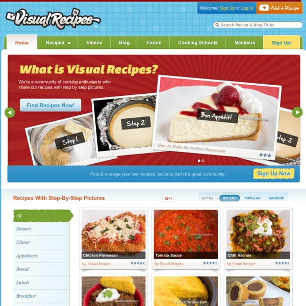 Visual Recipes - Free Recipes with Step-by-Step Pictures