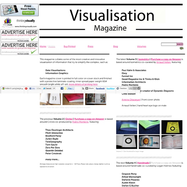 Collates the most creative and innovative visualisations of information