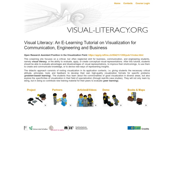 Visual Literacy: An E-Learning Tutorial on Visualization for Communication, Engineering and Business