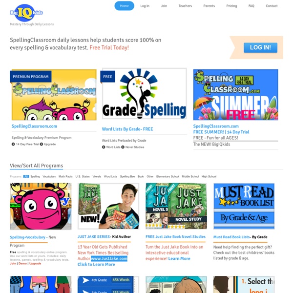 Free Online Vocabulary and Spelling Program