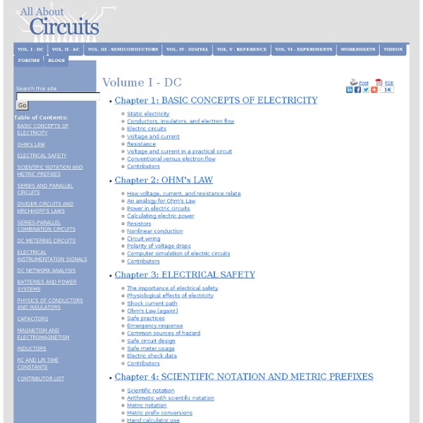 Volume I - DC : All About Circuits