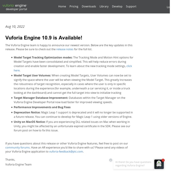 Vuforia Developer Portal