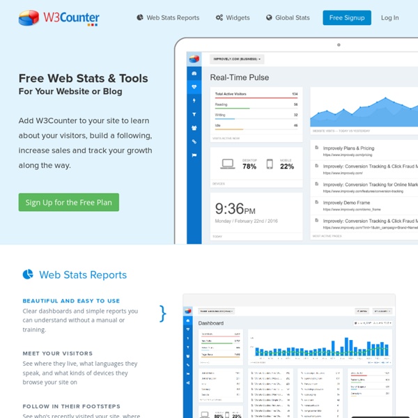 W3Counter - Free Realtime Web Analytics - Web Stats Counter