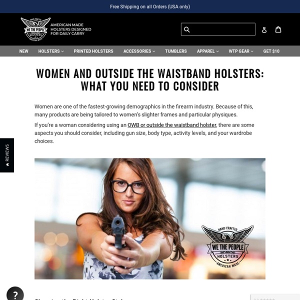 Women and Outside The Waistband Holsters: What You Need to Consider