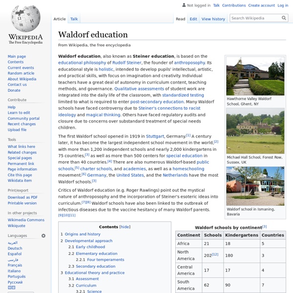 Waldorf education - Wikipedia