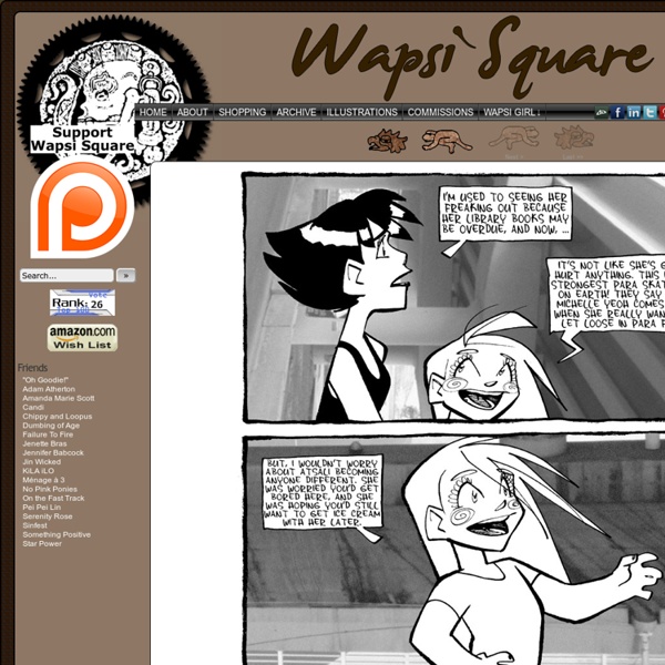 Wapsi Square - Slice of supernatural life YA comic PG-13