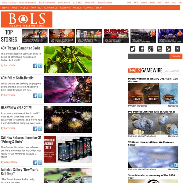 Warhammer 40k, Fantasy, Wargames & Miniatures News: Bell of Lost Souls