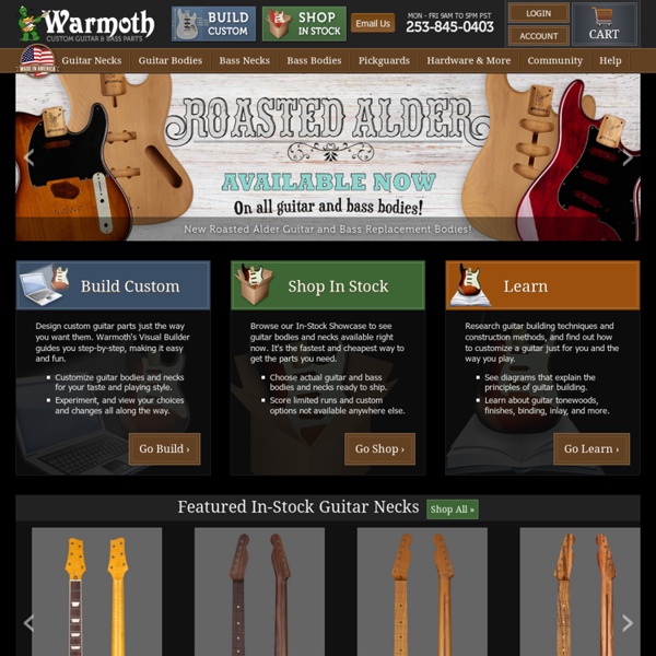 Warmoth Custom Guitar Parts - Custom bass and guitar bodies and necks