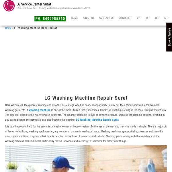 LG Washing Machine Repair Surat