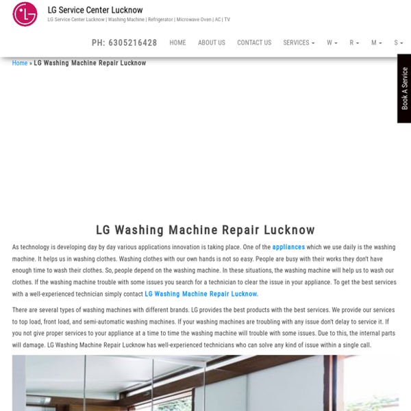 LG Washing Machine Repair Lucknow