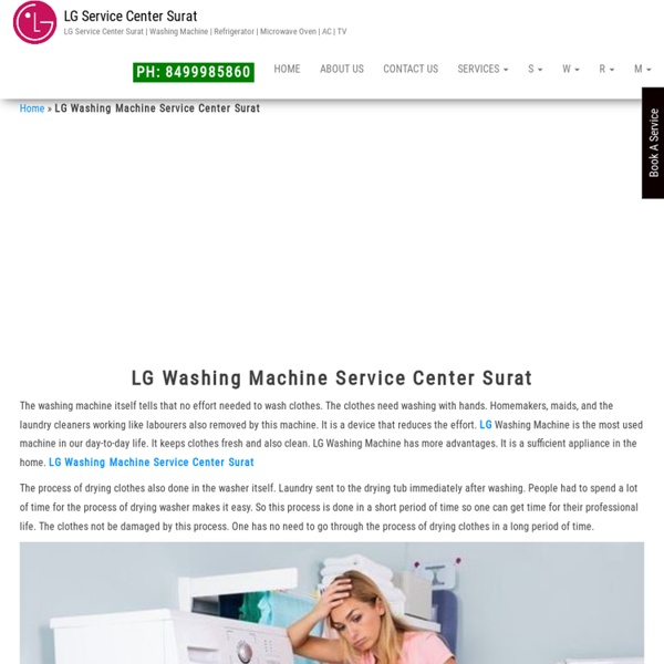 LG Washing Machine Service Center Surat