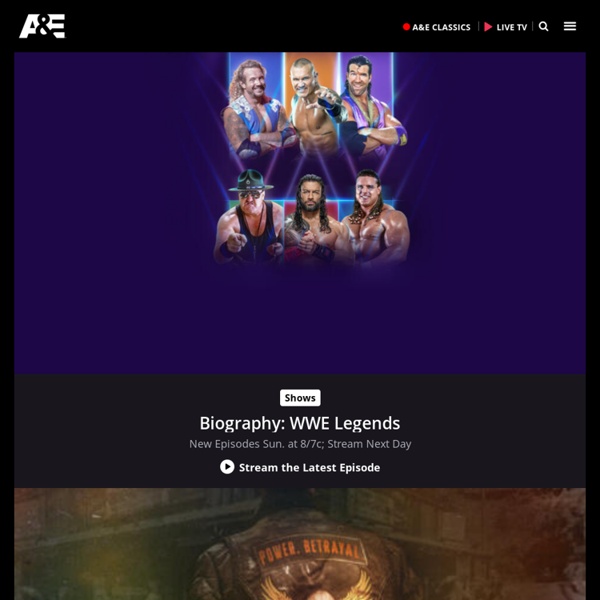 A&E TV Schedules, Shows, Videos, Full Episodes Pearltrees